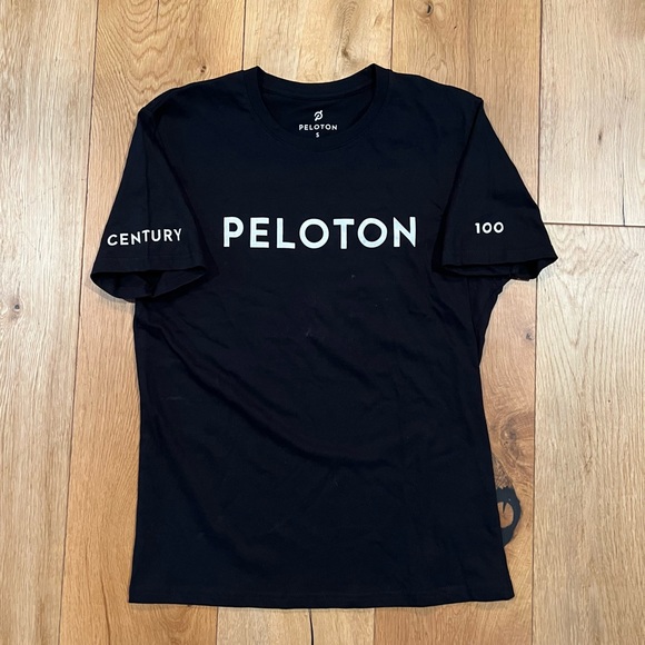 Peloton Century Tee, Black and White, Size Small - Picture 1 of 5